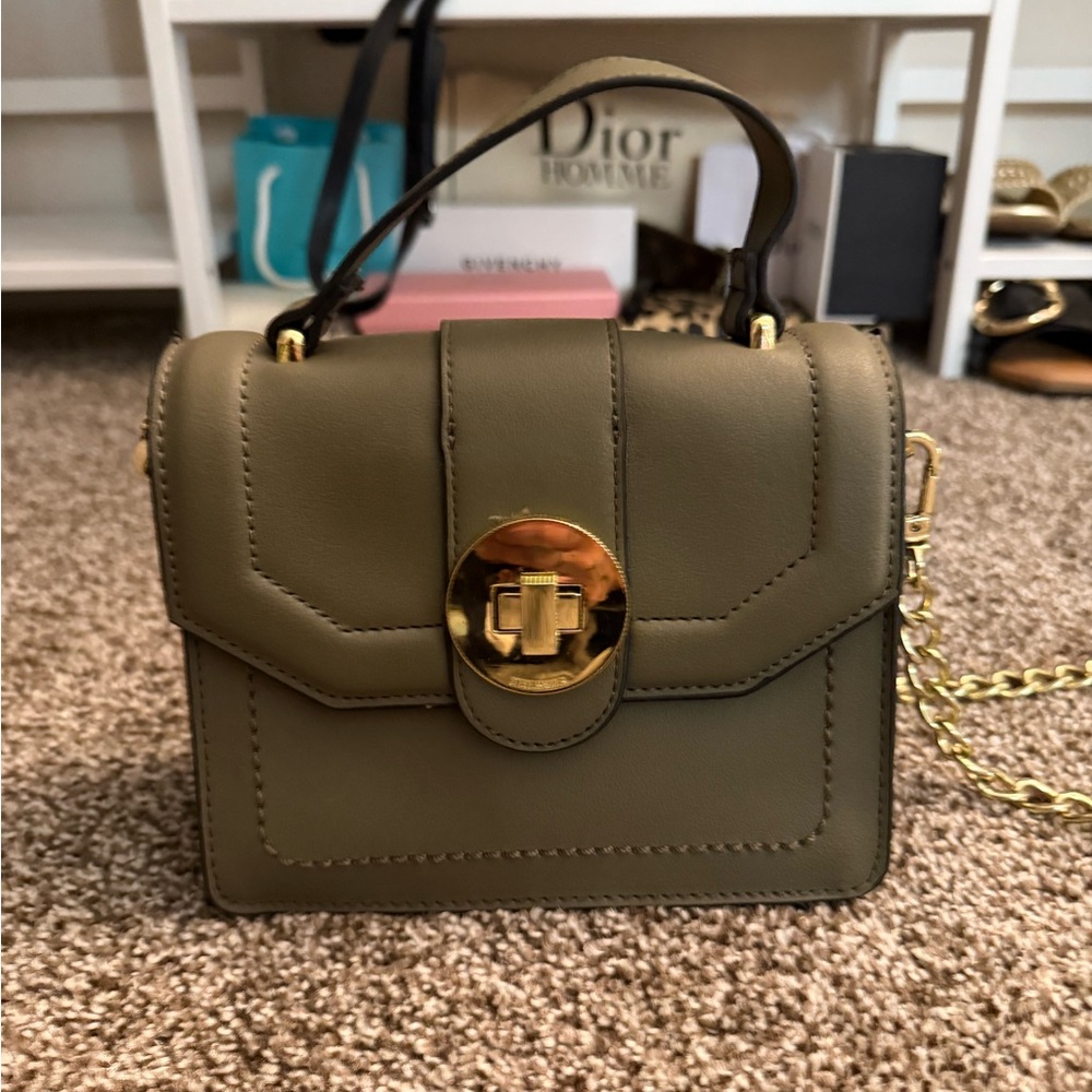 Steve Madden Olive Green Crossbody Bag